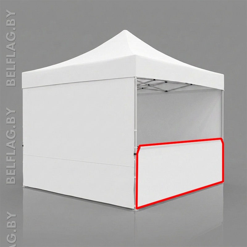Полустенка для шатра 3×3 м, белая