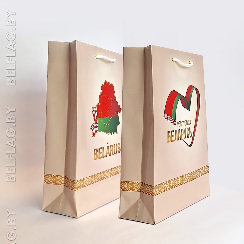 Пакет бумажный 220×320×80 мм «Сердце Беларуси / карта» Пакет бумажный 220×320×80 мм «Сердце Беларуси / карта»