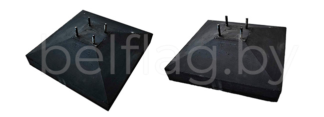 Бетонное основание 16 кг для флага-виндера