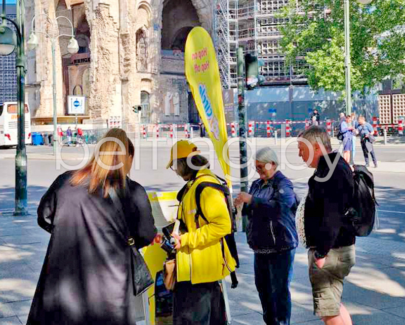 Флагшток-рюкзак для мобильного размещения флага-виндера