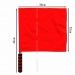 Флажок сигнальный, нерж., мягкая ручка, красный