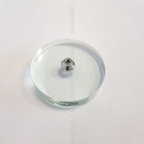 Флагшток настольный Y-обр. на прозрачной пластик. подставке, ассорти