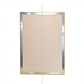 Рамка алюминиевая, защелкивающаяся, формат А2, цвет золото