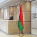 Флагшток напольный, телескопический, на один флаг, золото