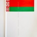 Флажок РБ 10х20 см бумажный на палочке в упаковке с европодвесом