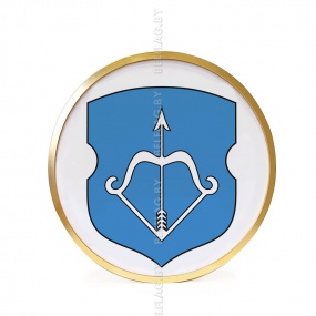 Герб г. Бреста д. 30 см в золотой раме