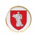Герб г. Жодино д. 30 см в золотой раме