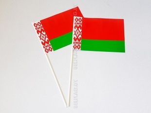 Флажок Республики Беларусь 10х20 см бумажный