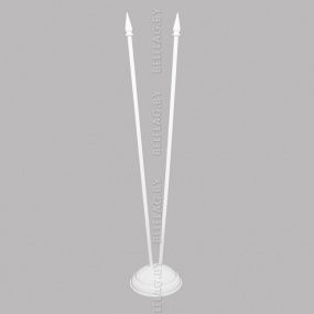 Флагшток настольный двухрожковый