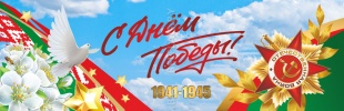 Растяжка 9 мая 3х1 м