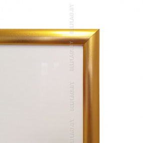 Рамка алюминиевая, защелкивающаяся, размер 400*600 мм, цвет золото