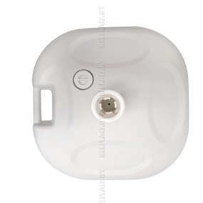 Белое наливное пластиковое основание 20 кг с заливной горловиной для флагштока виндер