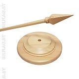 Напольная подставка для флага дерево