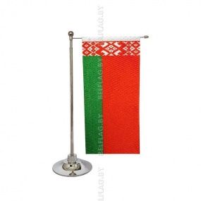 Флагшток настол. на 1 флаг 28-33 см, с баннерным плечом, серебро, DR28-16S Флагшток настол. на 1 флаг 28-33 см, с баннерным плечом, серебро, DR28-16S