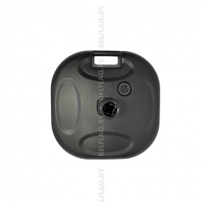 Белое наливное пластиковое основание 20 кг с заливной горловиной для флагштока виндер