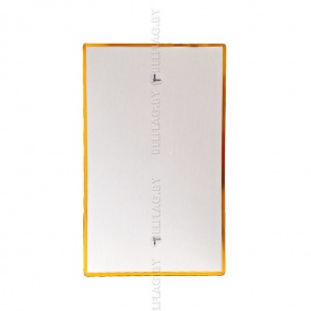 Рамка алюминиевая с прозрачным пласт. экраном на магнитах, размер 40*60см, толщина 14 мм, цвет золото/серебро