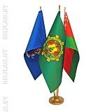 Флажки настольные трёхрожковые