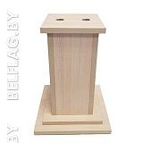 Тумба на два флага, цвет дуб молочный