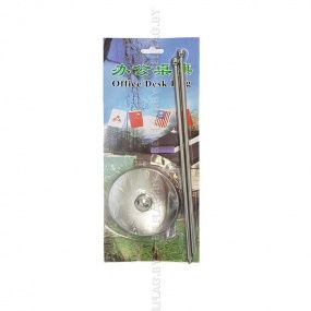 Флагшток настольный телескопический двухрожковый