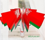 Флажок Республики Беларусь 10х20 см бумажный (100 штук)