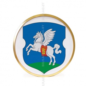Герб г. Слуцка д. 30 см в золотой раме