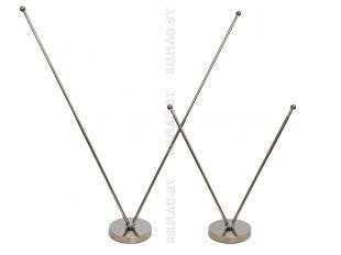 Флагшток настольный телескопический двухрожковый