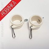 Анти-наматывающие крепления для флага, 29 мм, с карабином Анти-наматывающие крепления для флага, 29 мм, с карабином