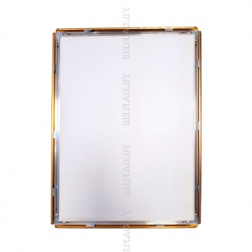 Рамка алюминиевая, защелкивающаяся, формат А1, цвет золото