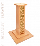 Тумба на один флаг, цвет бук Бавария с орнаментом