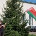 Раздвижное металлическое древко для флага 2,5 м с рукояткой