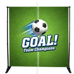 Стенд демонстрационный Press Wall, 2,4х3 метра, алюминий, цвет черный