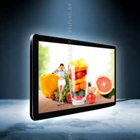 Световой короб / лайтбокс / рамка с LED-подсветкой A3 (30×40 см), цвет черный