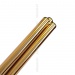 Древко для флага из нержавеющей стали, глянцевое золото (гальваника), d=28 мм, L=1500 мм