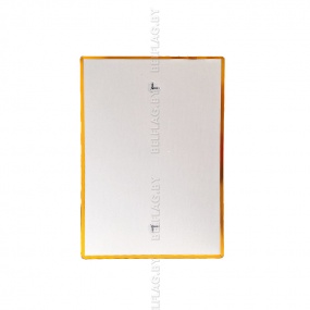 Рамка алюминиевая с прозрачным пласт. экраном на магнитах, формат А3, толщина 14 мм, цвет золото/серебро