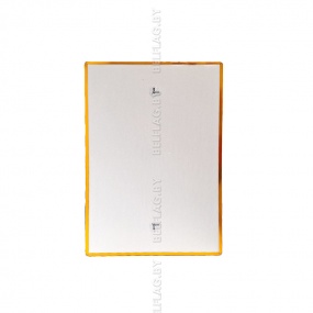 Рамка алюминиевая с прозрачным пласт. экраном на магнитах, формат А4, толщина 14 мм, цвет золото/серебро