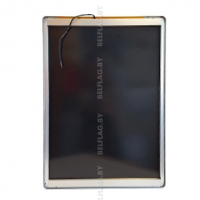 Световой короб / лайтбокс / рамка с LED-подсветкой 60×90 см, цвет серебро