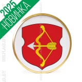 Герб г. Пинска д. 30 см в золотой раме