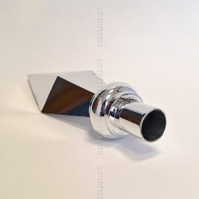 Металлическая пика для флага, серебристый цвет