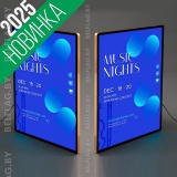 световой короб 40×60 золото LED-подсветка