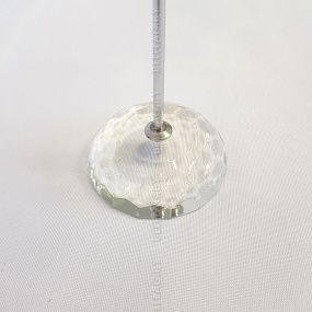 Флагшток настольный Y-обр. на прозрачной пластик. подставке, ассорти