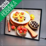 Рамка световая, лайтбокс с LED-подсветкой А1, 10 мм, цвет чёрный