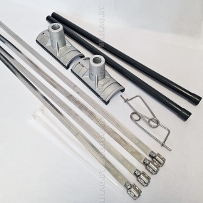 Комплект для размещения баннера с креплением на столб Комплект для размещения баннера с креплением на столб