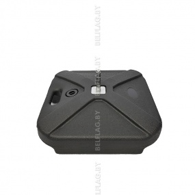 Основание наливное 12 кг 45×45×13 см для флагштока виндер