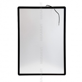Световой короб / лайтбокс / рамка с LED-подсветкой 60×90 см, цвет серебро