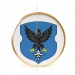 Герб г. Мозыря д. 30 см в золотой раме