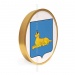 Герб г. Гомеля д. 30 см в золотой раме