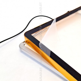 Световой короб / лайтбокс / рамка с LED-подсветкой 60×90 см, цвет золото Световой короб / лайтбокс / рамка с LED-подсветкой 60×90 см, цвет золото