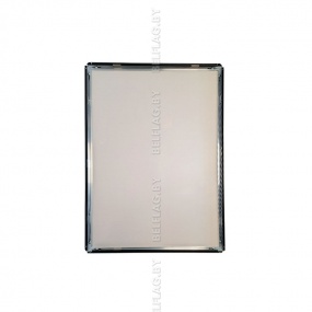 Рамка алюминиевая, защелкивающаяся, формат А4, цвет черный