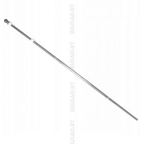 Флагшток настенный из нержавеющей стали 180 см, с кронштейном