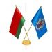 Флагшток настольный, металлический, V-образный на два флажка, золото Флагшток настольный, металлический, V-образный на два флажка, золото